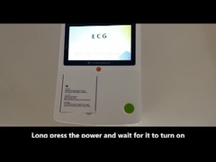 เครื่อง ECG แบบพกพาและทนทาน 3 ช่อง 12 ช่อง สําหรับสุนัข แมว การสกรีนหัวใจที่มีประสิทธิภาพ