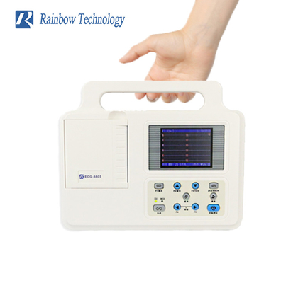 เครื่อง EKG นำหนึ่งช่อง 12 เครื่อง Ekg สามช่อง