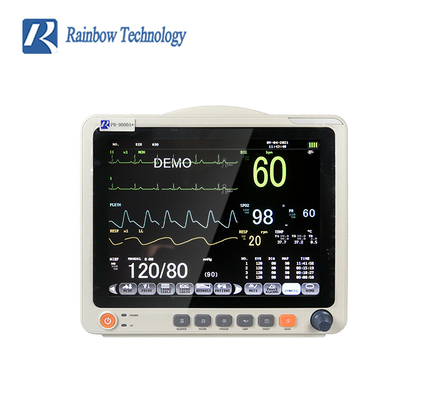 คลินิกฉุกเฉินในโรงพยาบาล Multi Parameters Vital Signs Patient Monitor 12.1 Inch