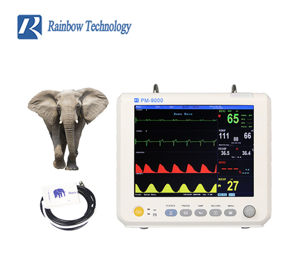 ECG Portable Patient Monitor สัตวแพทย์ Vital Signs Monitor สำหรับคลินิกโรงพยาบาล
