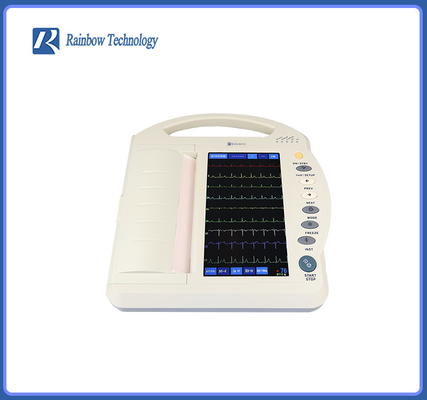 เครื่องตรวจคลื่นไฟฟ้าหัวใจทางการแพทย์ขนาด 10 นิ้ว LCD สีสันสดใสหลายโหมดการทำงานสำหรับผู้ป่วย