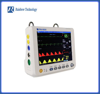 8 นิ้ว Multi Parameter Vital Signs Monitor เครื่องมือในโรงพยาบาล Class II