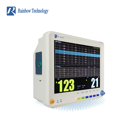 เครื่องวัดอัตราการเต้นของหัวใจของทารกในครรภ์หลายพารามิเตอร์ Toco FHR FM ความแม่นยำสูงสำหรับทารกในครรภ์