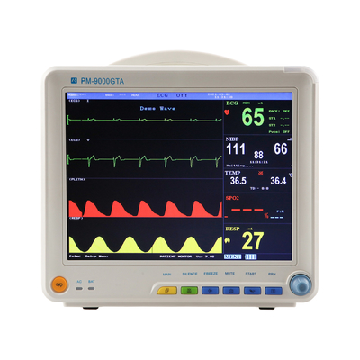 Vital Sign Multi Parameter Patient Monitor Ccu Icu อุปกรณ์โรงพยาบาล 12.1 นิ้ว
