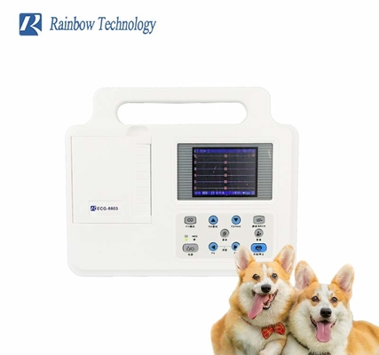 GB / T18830-2009 12 เครื่องตรวจคลื่นไฟฟ้าหัวใจแบบพกพาสำหรับสัตวแพทย์