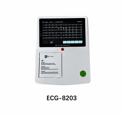 12 เครื่อง Ecg Lead 1/ 3/ 6/ 12 เครื่องทดสอบความเครียดช่องทาง Ekg Electrocardiogram