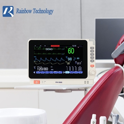 เครื่องตรวจสอบผู้ป่วยแบบหลายพารามิเตอร์ของโรงพยาบาล Icu พร้อมจอแสดงผล TFT ขนาด 10 นิ้ว