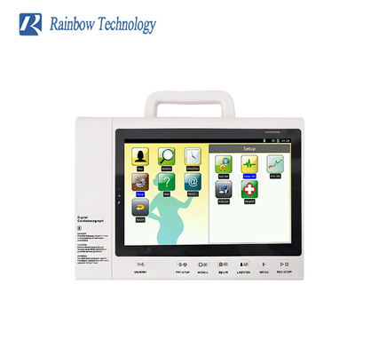 Doppler ทารกในครรภ์อัลตราซาวนด์แบบพกพา OEM พร้อมใช้งานสำหรับจอแสดงผล LCD ของ Baby Heart Monitor