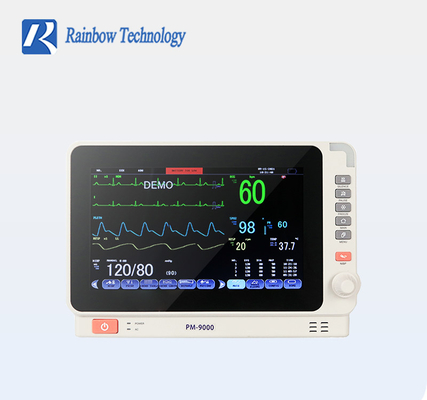 โมเนอร์อาการสําคัญด้านข้างเตียง 10.1 นิ้ว TFT Multi Parameter