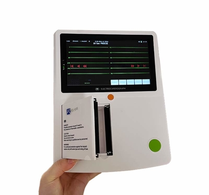 เครื่อง ECG แบบดิจิตอล 12 ช่องความละเอียดสูงพร้อมหน้าจอสัมผัส Limb Electrodes