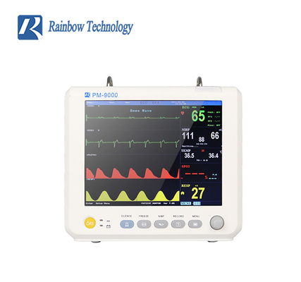 อุปกรณ์โรงพยาบาล ECG ICU Multi Parameter ผู้ป่วย มอนิเตอร์พกพา