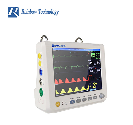 อุปกรณ์โรงพยาบาล ECG ICU Multi Parameter ผู้ป่วย มอนิเตอร์พกพา