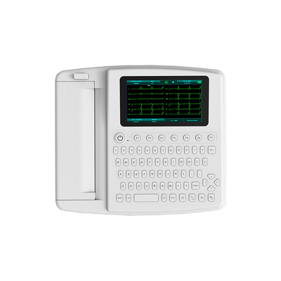เครื่อง EKG Cardiograph ขนาด 7 นิ้ว เครื่อง ECG 12 ช่อง ซอฟต์แวร์ ECG ของ PC