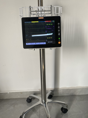 ติดตามผู้ป่วยทางการแพทย์ ติดตามผู้ป่วยแบบ LCD TFT ขนาด 8 นิ้ว พร้อมปารามิเตอร์มาตรฐาน 6 ตัว