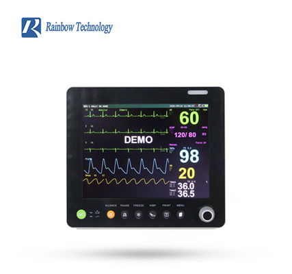 โรงพยาบาล ICU Multi Parameter โมเนอร์ผู้ป่วย โมเนอร์หัวใจพกพา อุปกรณ์การแพทย์