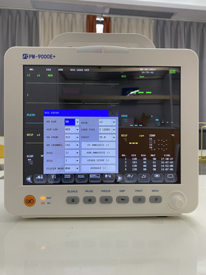 การใช้งานง่าย ECG Monitor 12.1 นิ้ว Multi-Parameter ผู้ป่วย