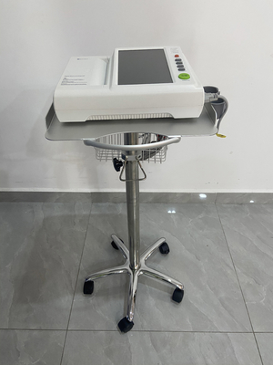 สแตนด์ม้วนแข็งแรงสําหรับเครื่อง ECG Mindary และเครื่องฉายเสียงบนรถรถโรงพยาบาล