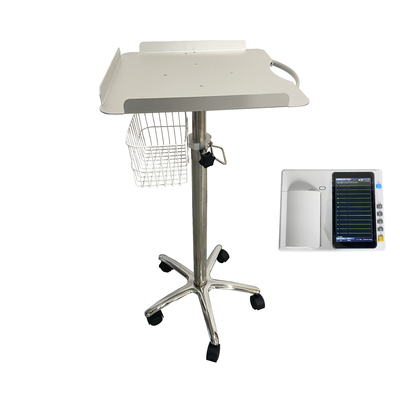 เครื่องฉีดเสียงยนต์ Trolley ที่ปรับความสูง เครื่อง ECG สําหรับ Mindary