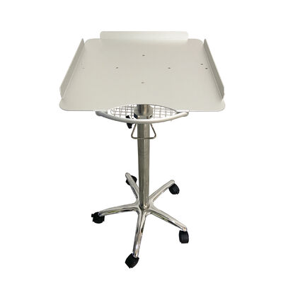 รถเข็นจอภาพผู้ป่วยดีไซน์ทันสมัยทำจากโลหะพร้อมบริการ OEM สำหรับใช้ในโรงพยาบาลและโฮมออฟฟิศ