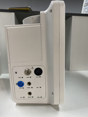 มอนิเตอร์ข้างเตียงแบบพกพาพร้อมกับ EKG SPO2 NIBP TEMP RESP ใบรับประกัน 1 ปี ETCO2 ชั้น II