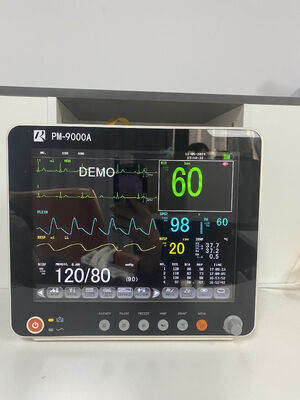 12.1 Inch Color LCD Display Portable Multi Parameter Patient Monitor with Trolley/Wall Bracket Compatibility